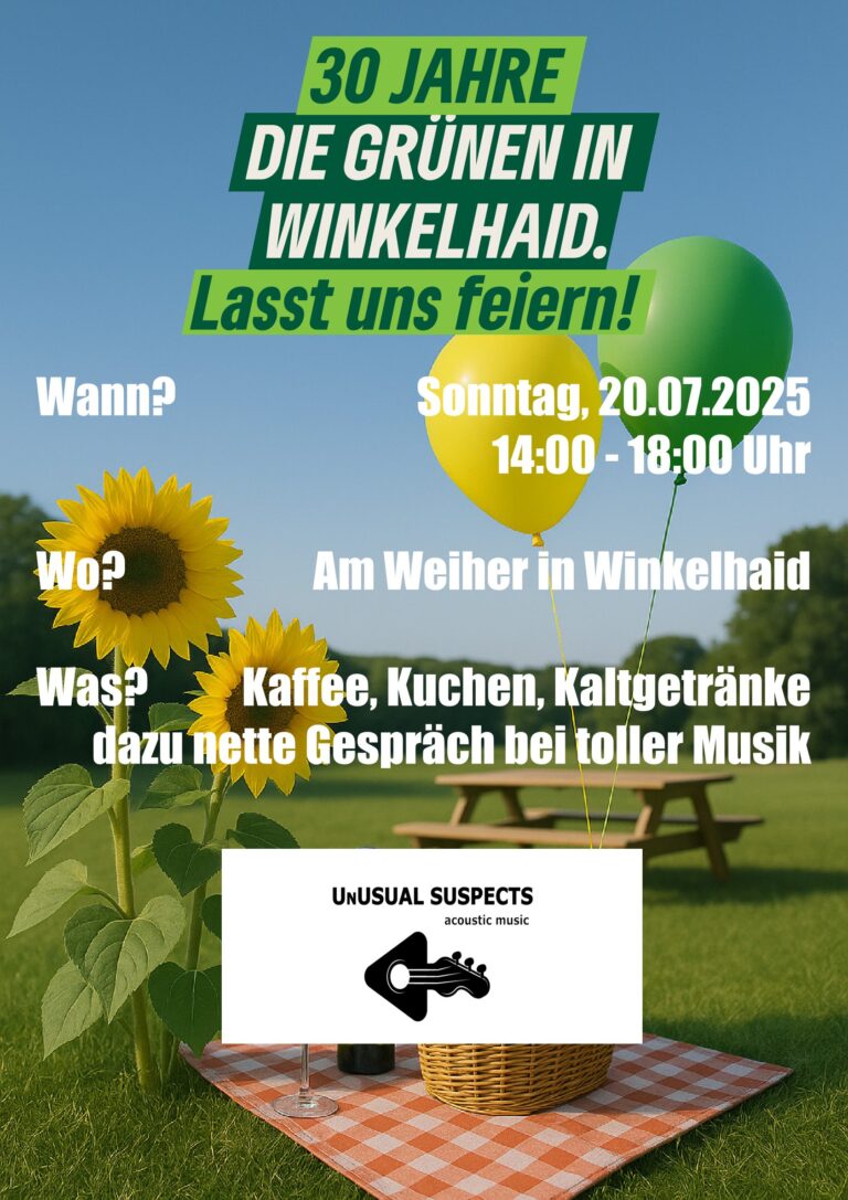 30 Jahre die Grünen in Winkelhaid