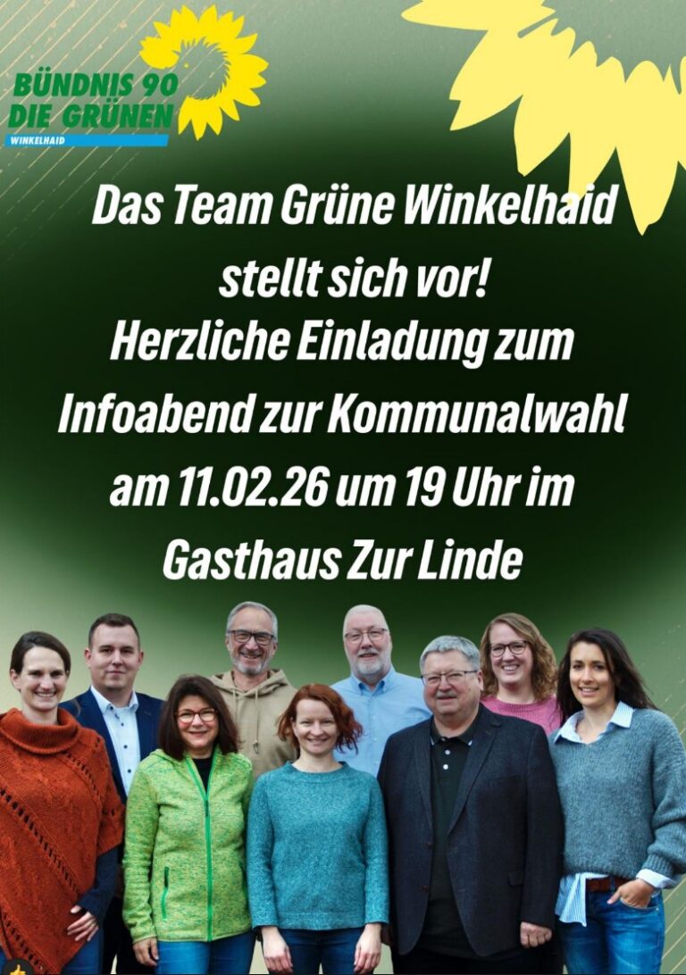 INFOABEND  – Die Grünen Winkelhaid